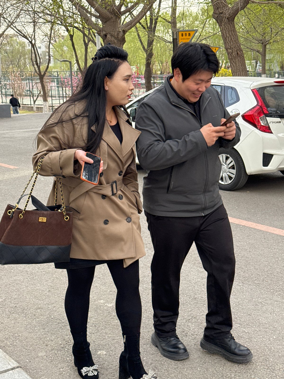 Morning street life observed in Zhongtun, China