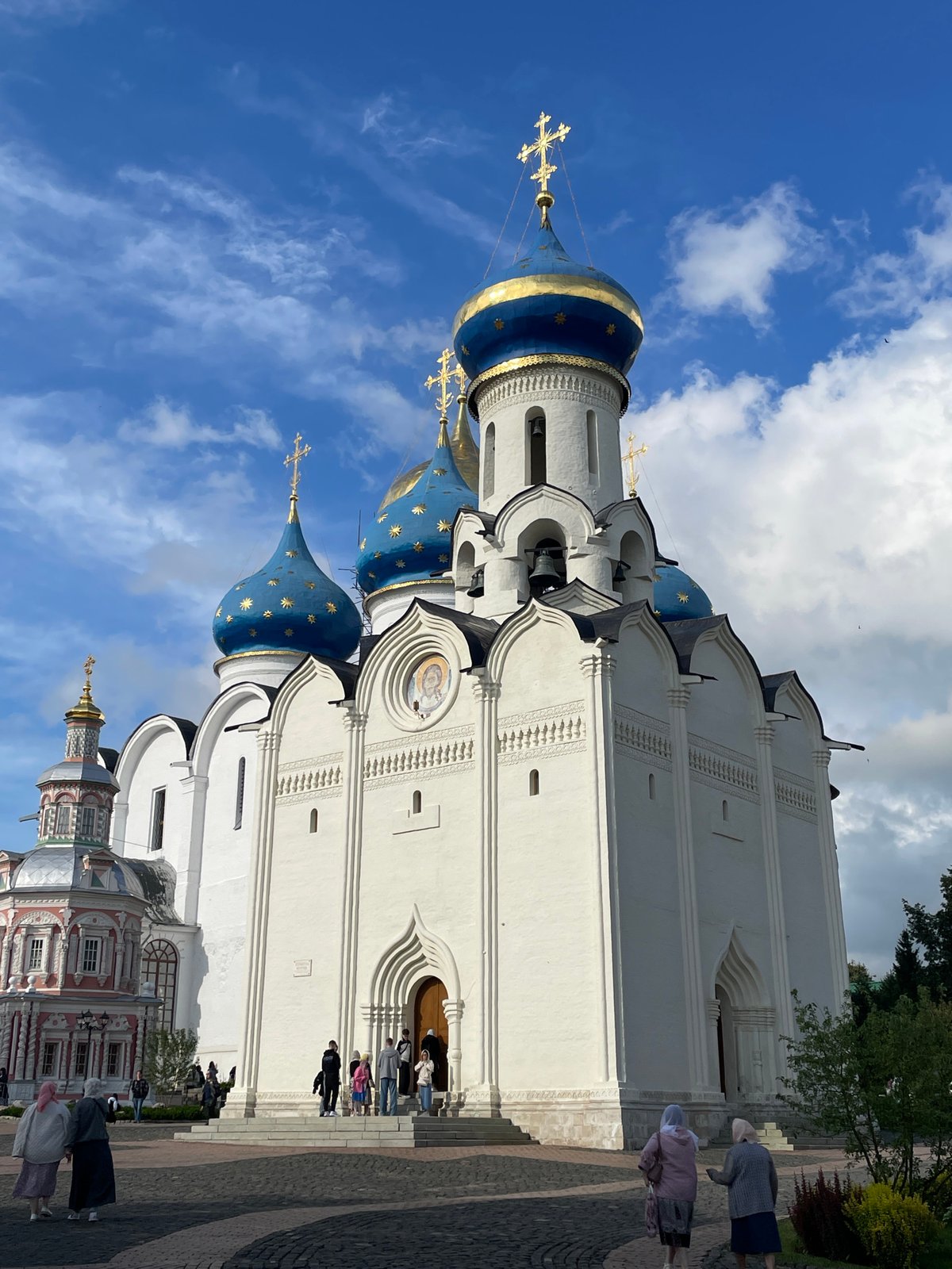 Up close at the Trinity Lavra of St. Sergius, Sergiyev Posad