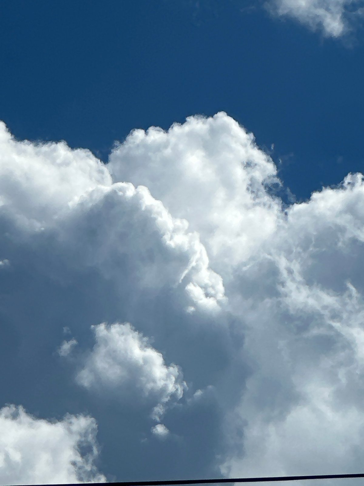 Cat naps and cloud watching on a busy morning sky