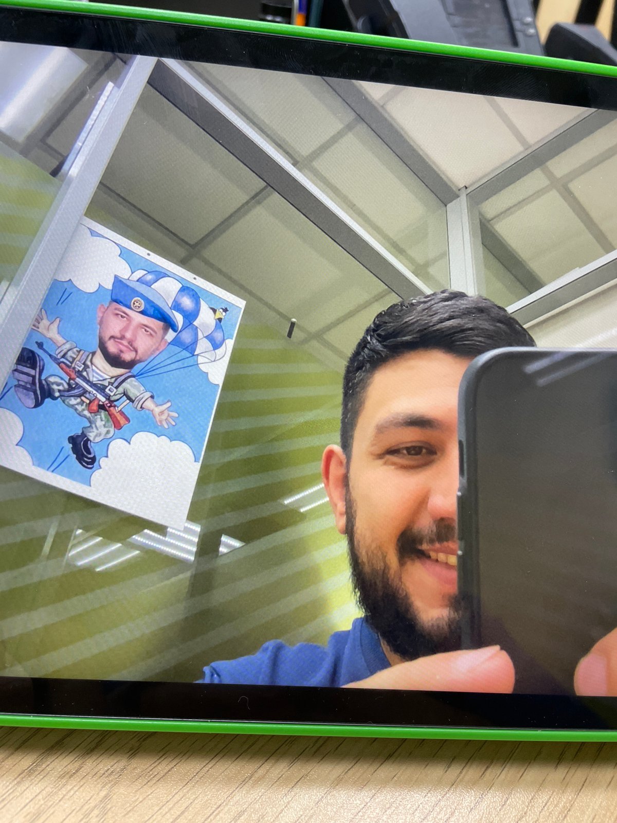 Man takes indoor selfies in Krasnoyarsk apartment