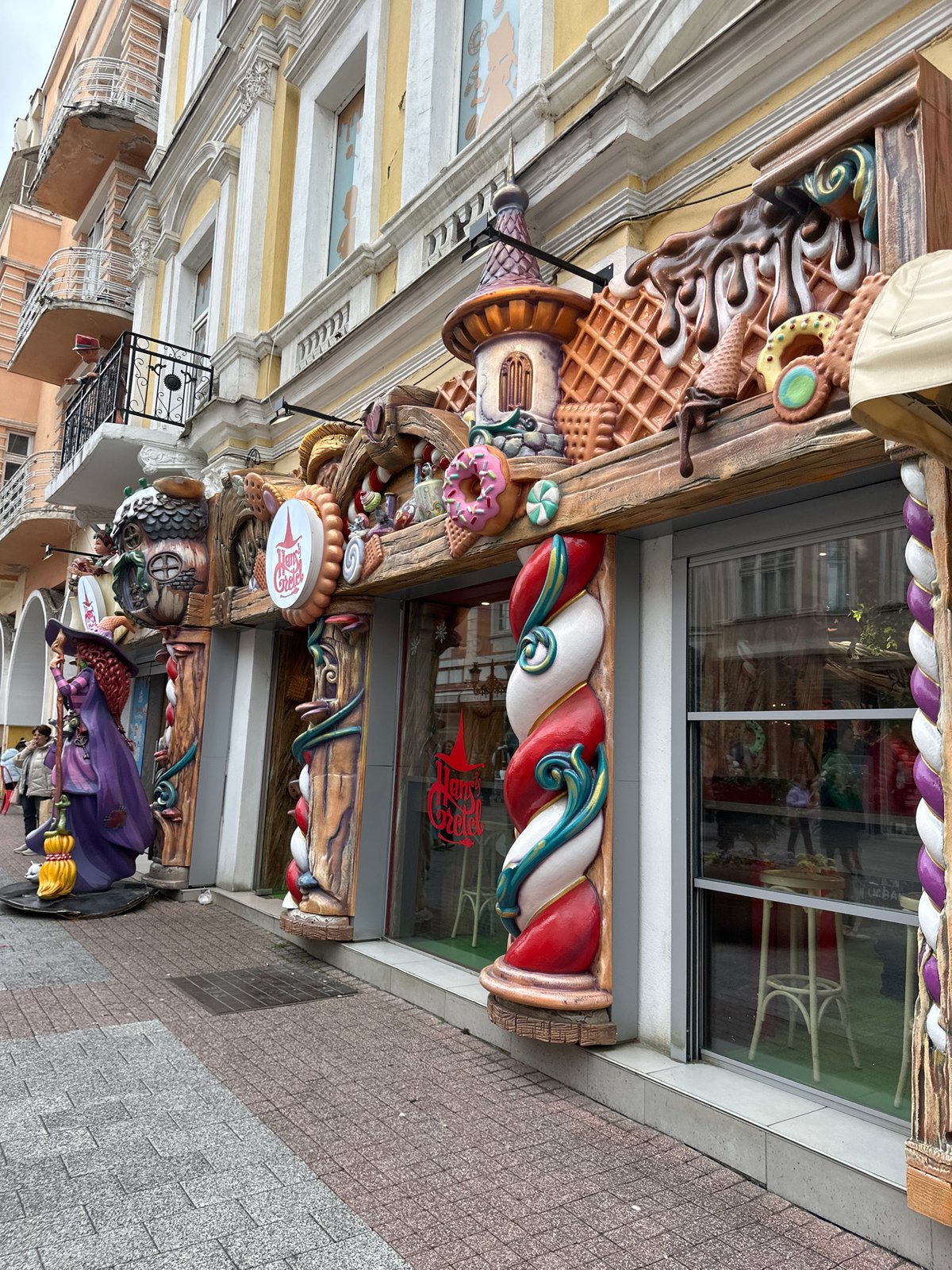 Tourist documents afternoon exploring Plovdiv's historic sites and themed venues