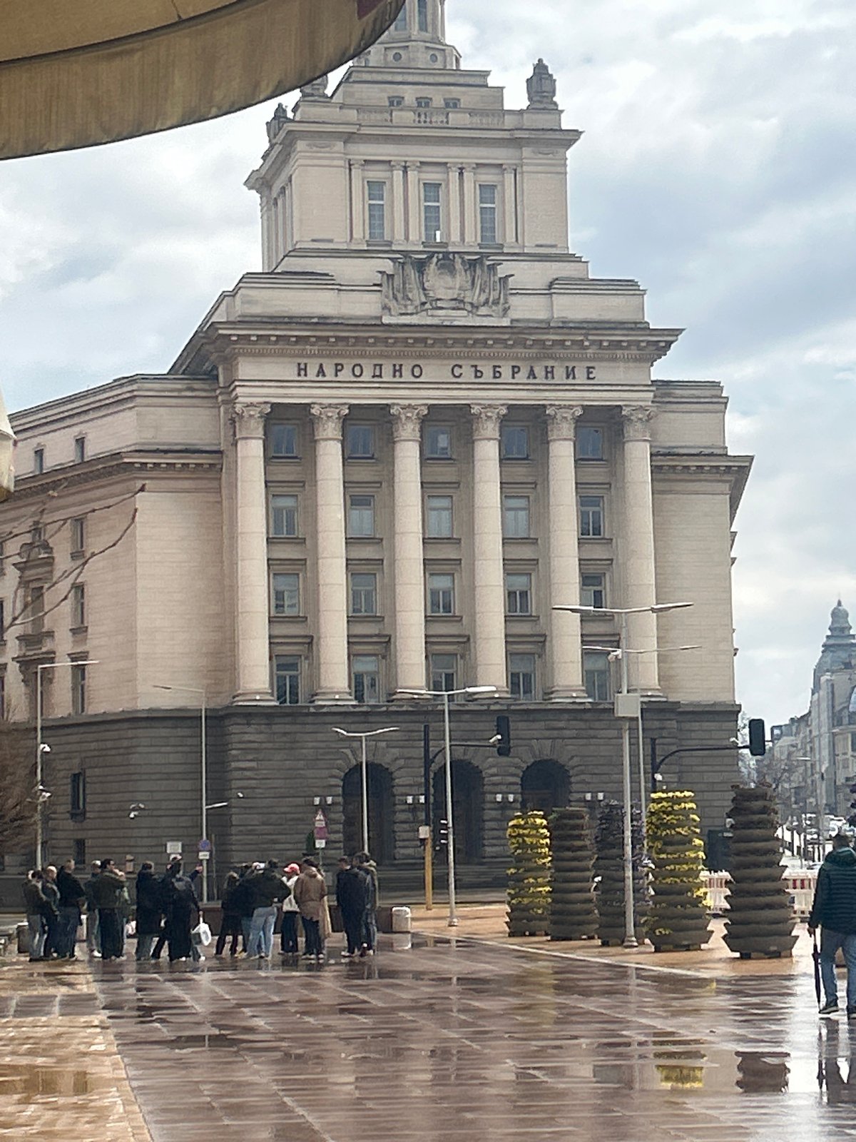 Easter decorations spotted near government buildings in Sofia