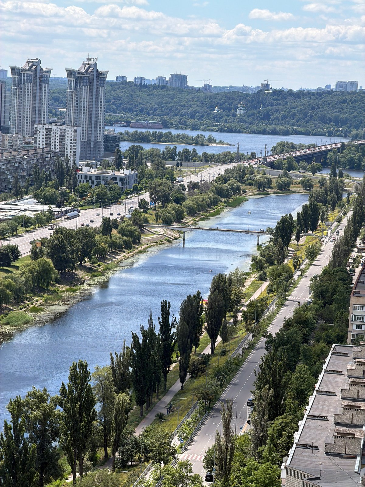 Kyiv from above and up close, Dnipro River views and a poodle