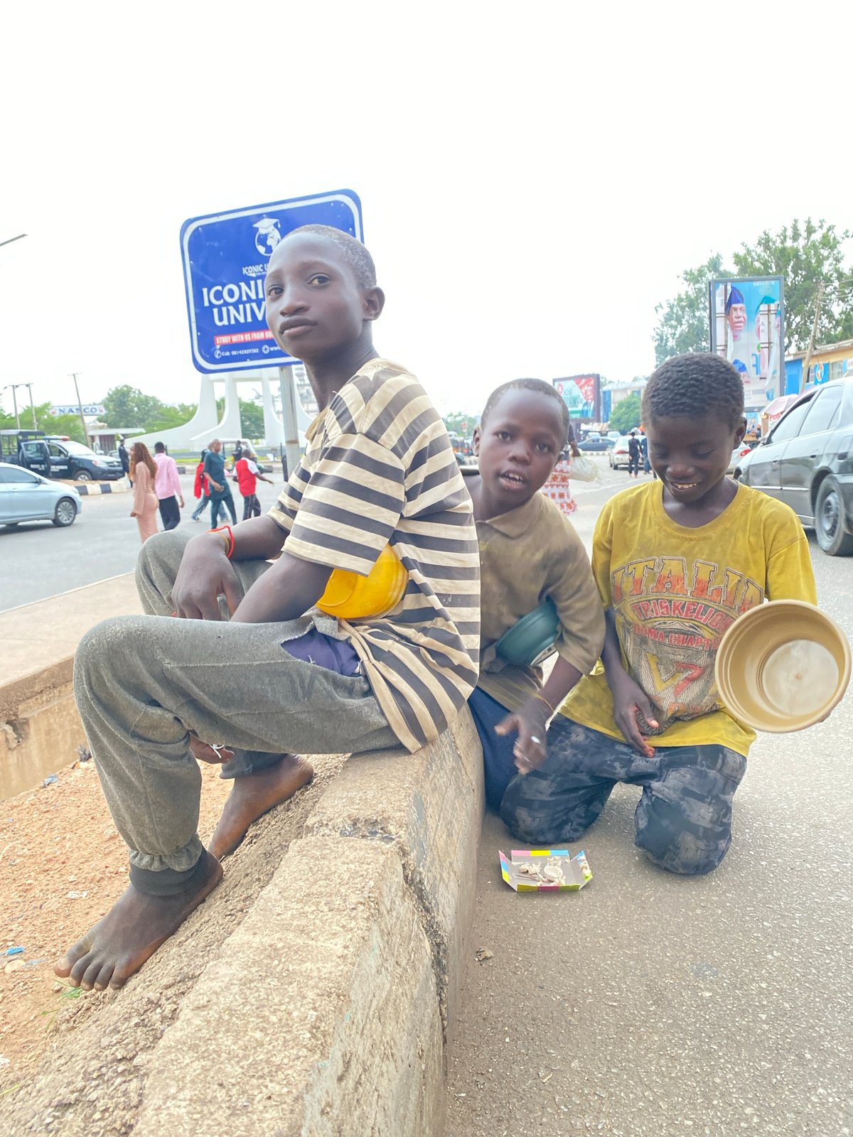 Daily street commerce continues in Jos, Nigeria neighborhoods