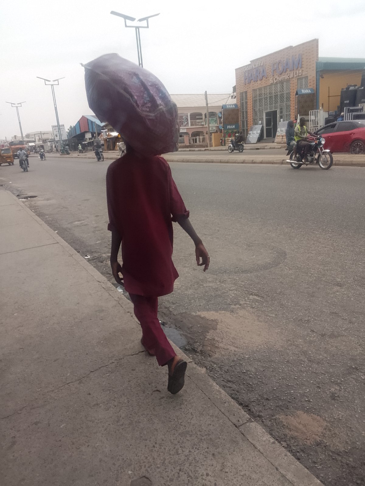 Everyday street life documented across Pantame, Nigeria neighborhoods