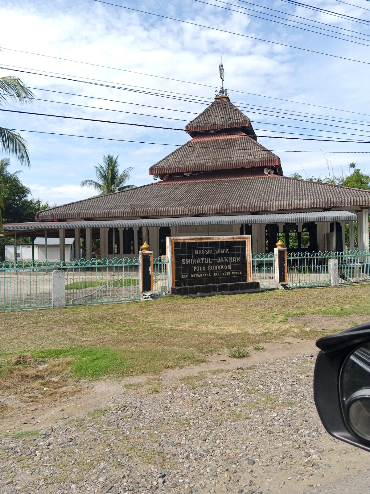Mosque with tiered roof documented in Payadua, Indonesia