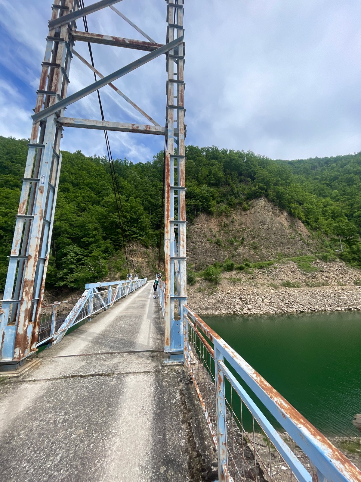 Morning documentation of Gračac reservoir and surrounding rural landscape