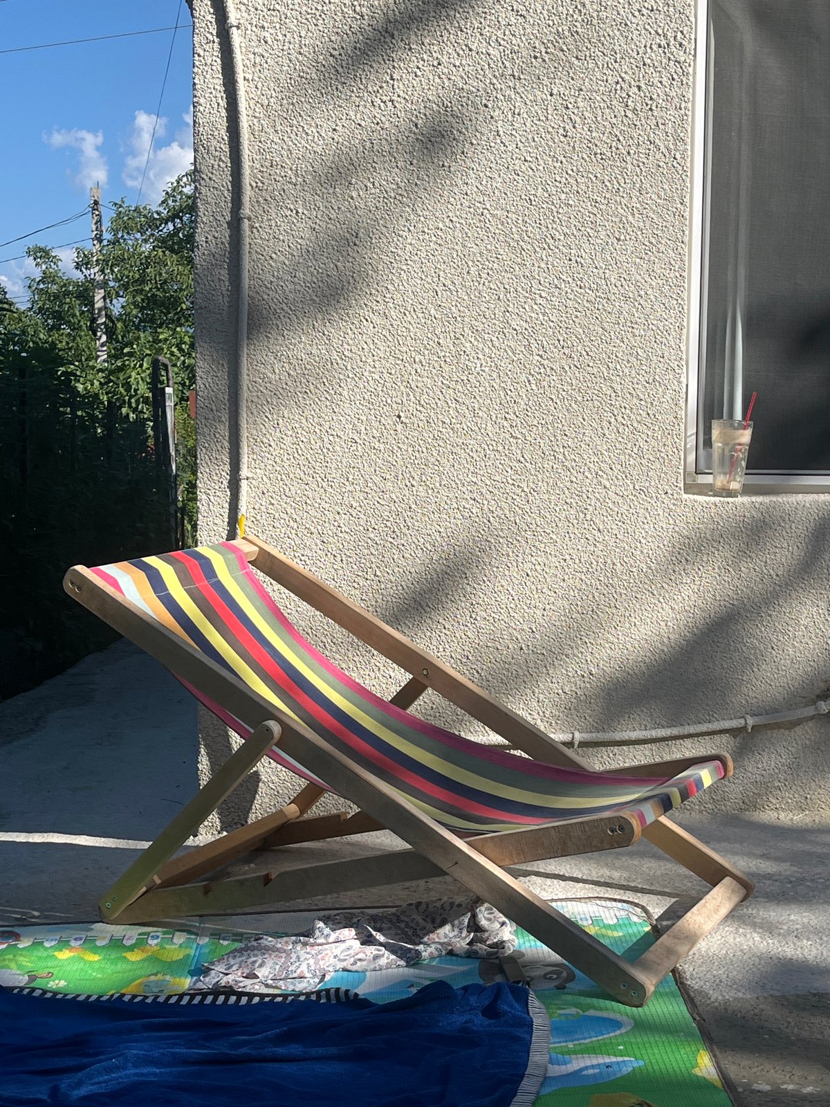A slow afternoon at home, bugs, painted rocks, and laundry