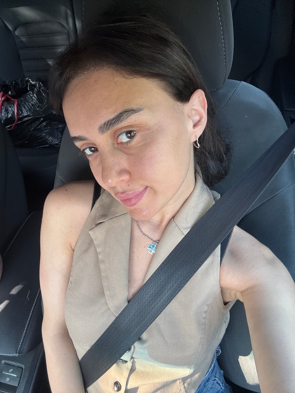 Woman documents early morning car journey through Tbilisi streets