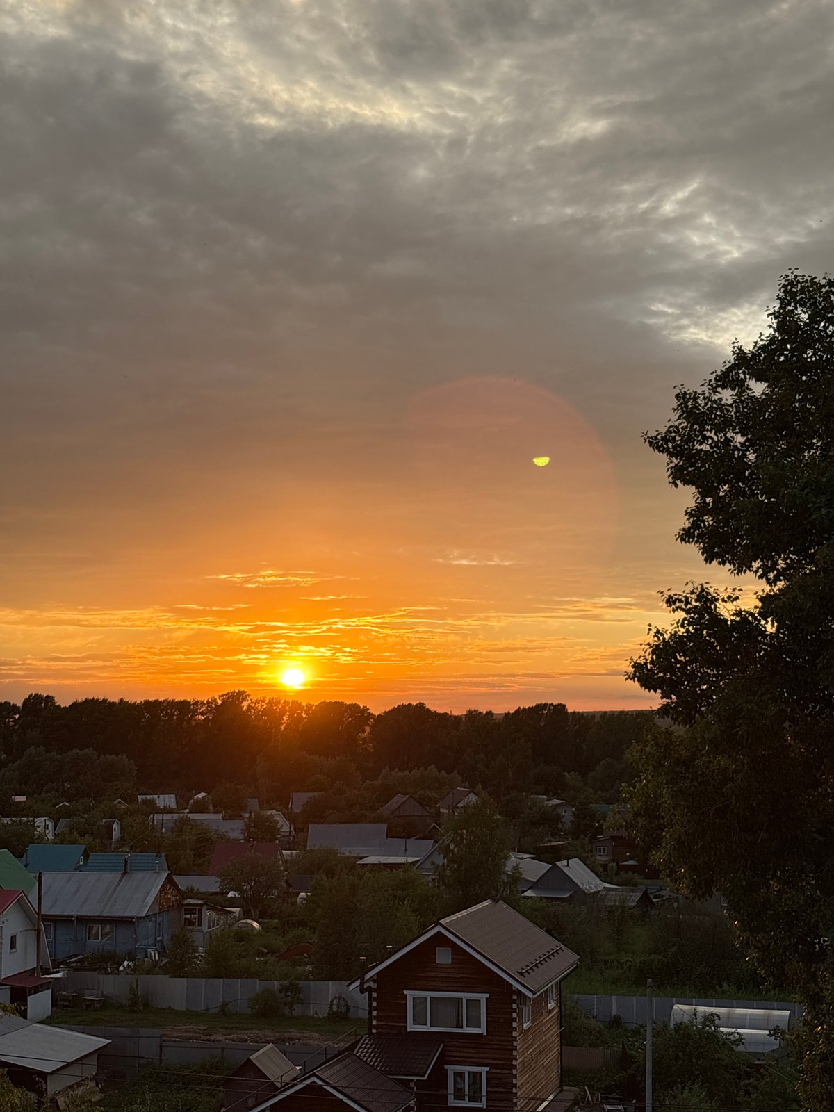 Golden hour in Chaikovsky — sunset views, cats, and street life