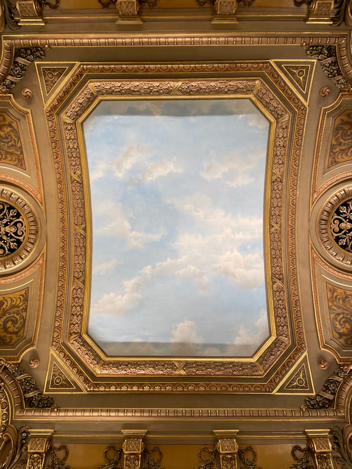 Ornate historic Paris building interior documented by witness