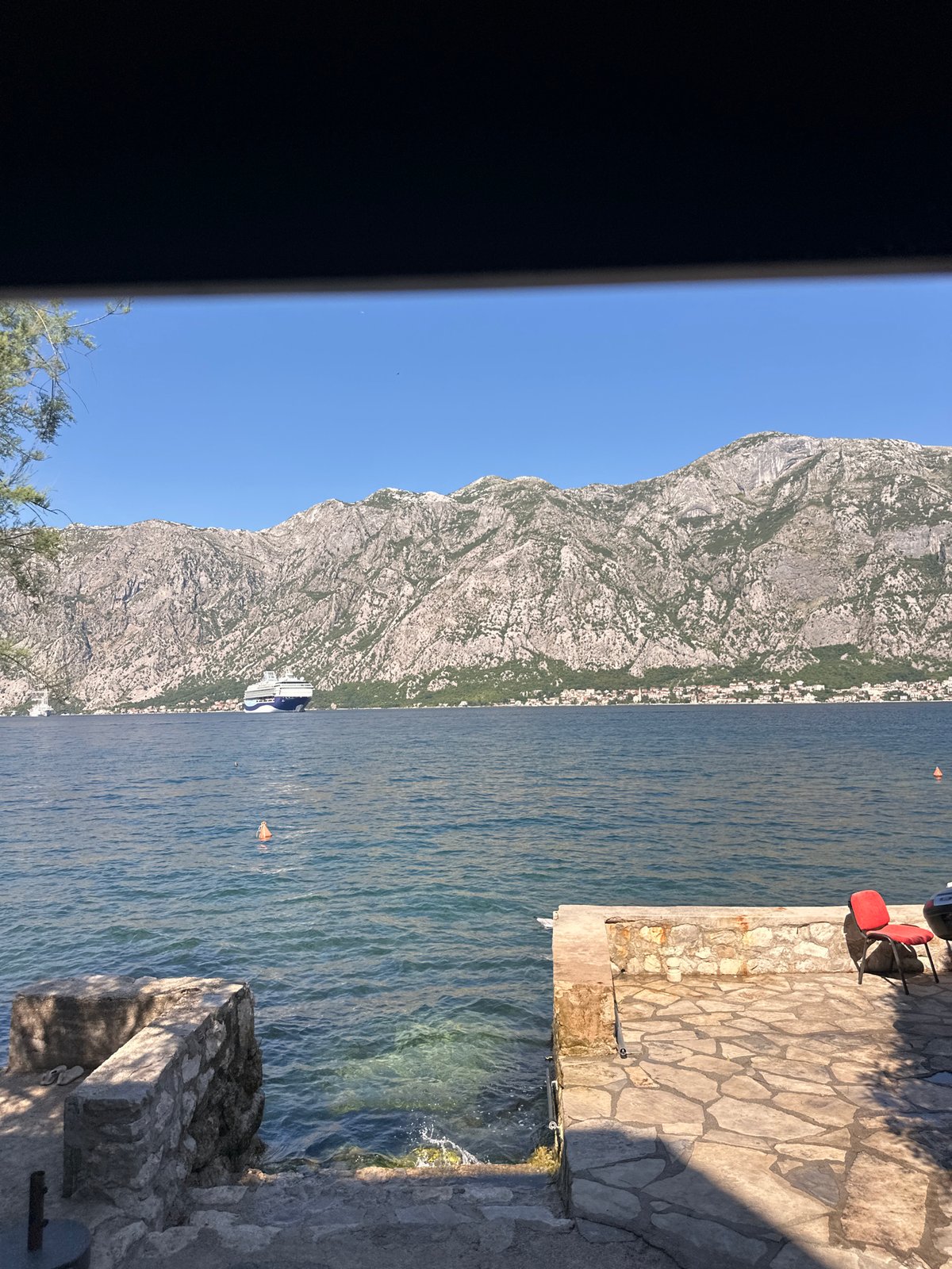Calm afternoon at the Bay of Kotor, Prčanj