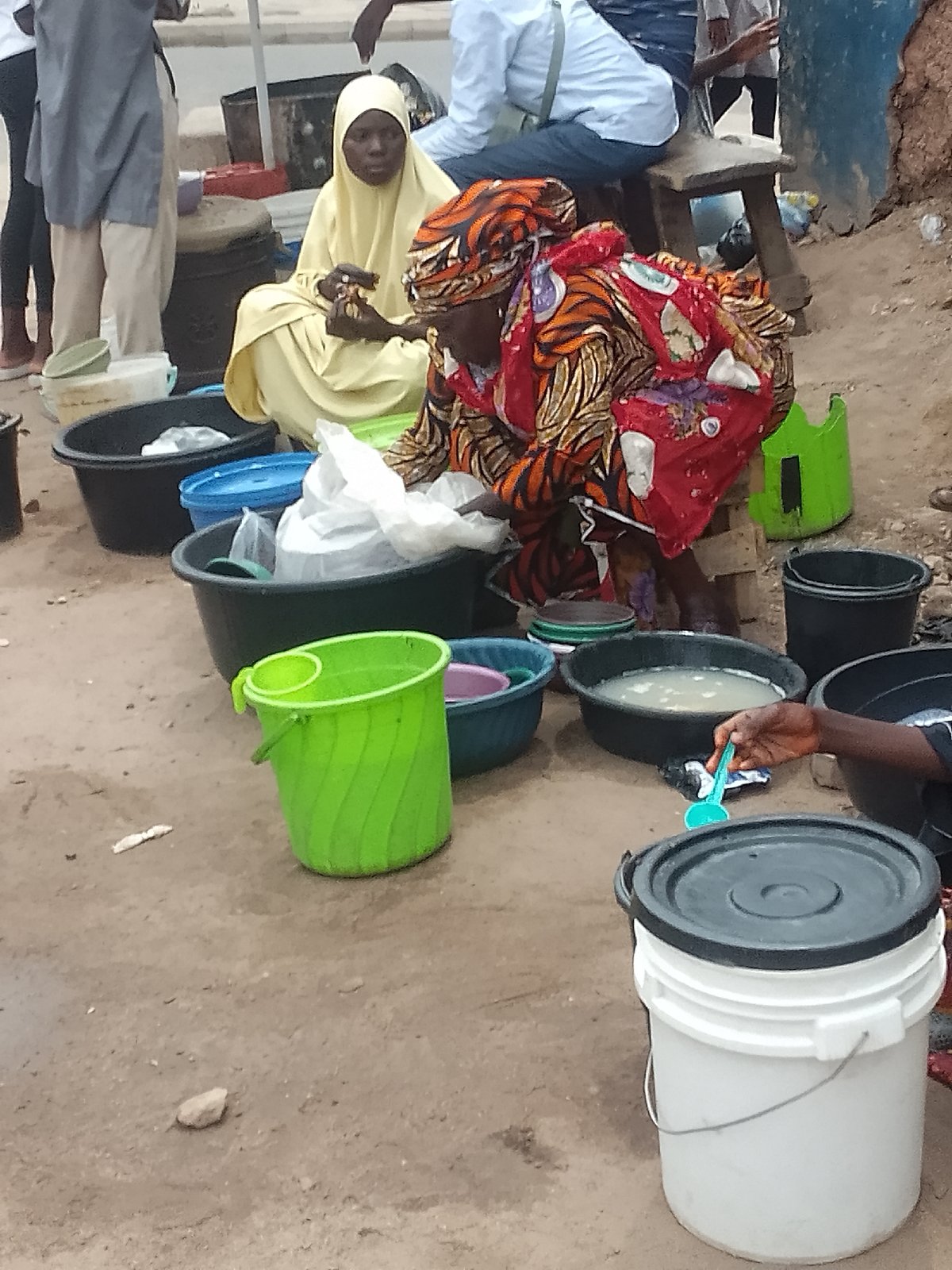 Daily life documented in Pantame, Nigeria street scenes