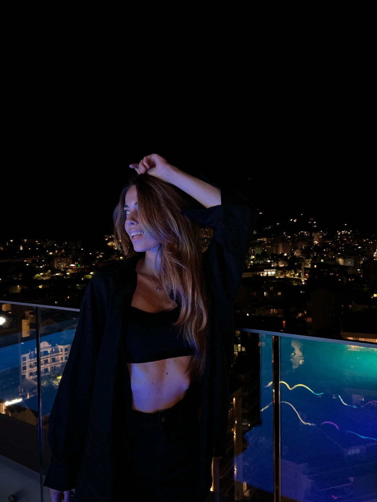 A summer night out along Budva's waterfront and bar scene