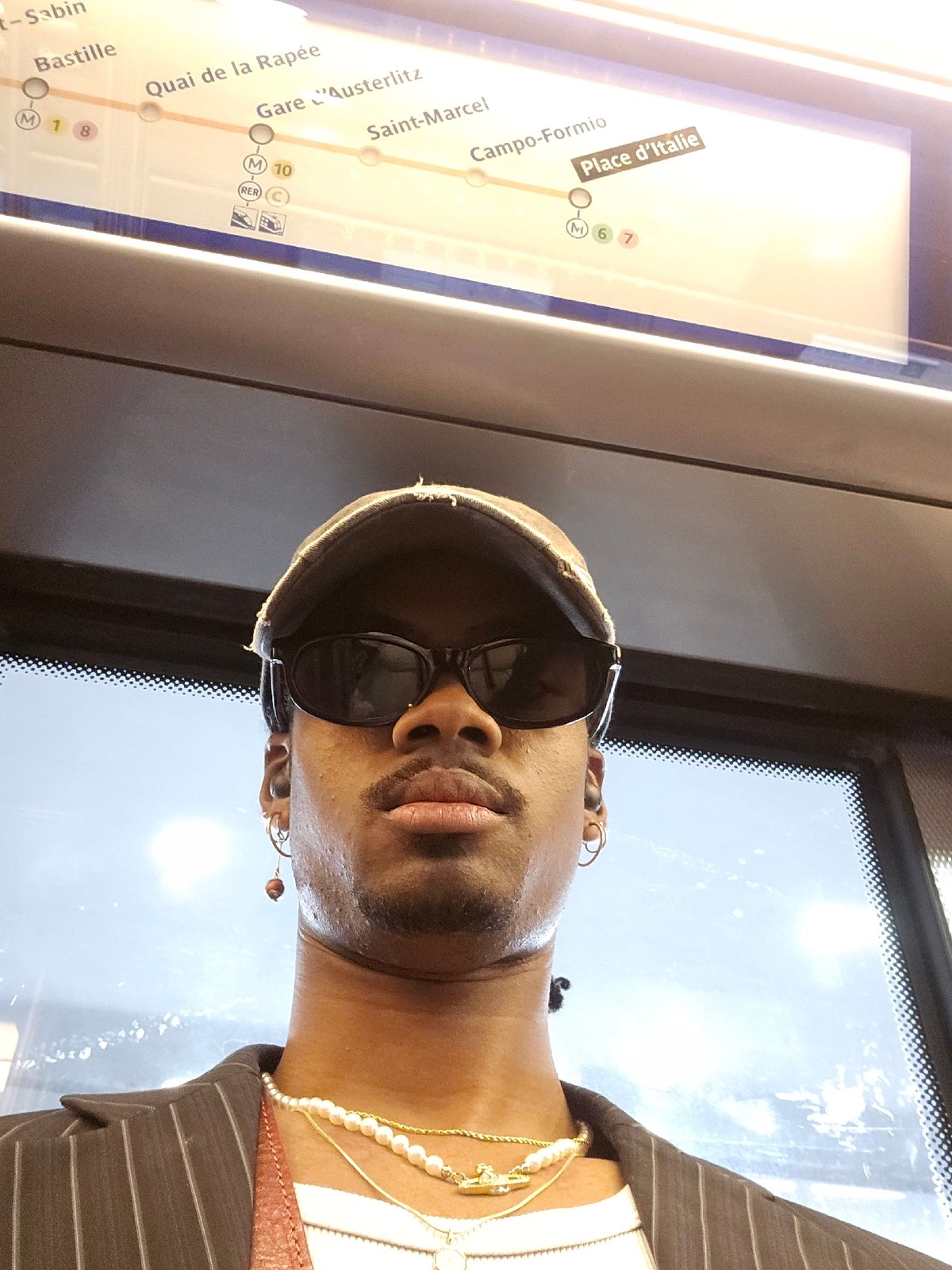 Paris transit rider spotted during #YouRide campaign moment
