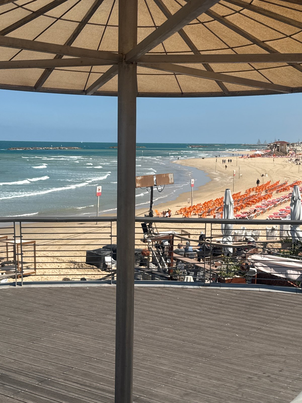 Morning moments captured across Tel Aviv beach and downtown