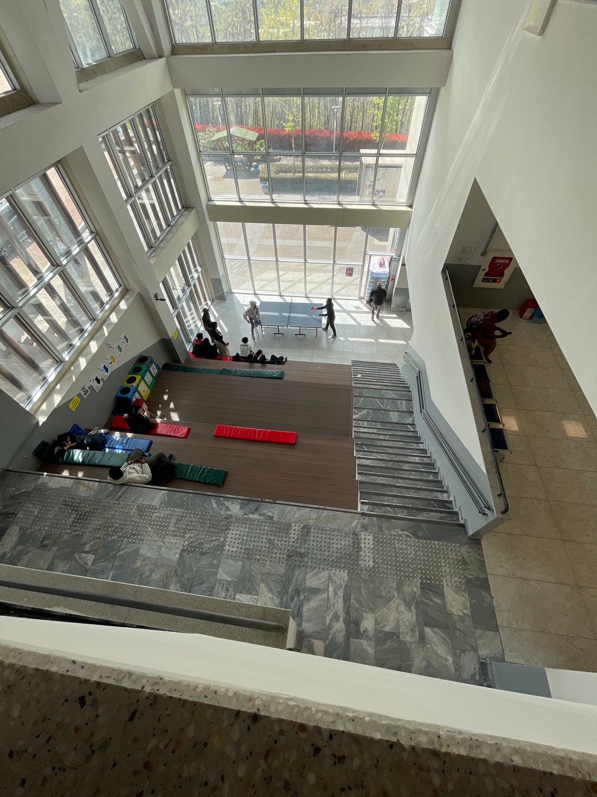 Table tennis, indoor activities observed in Karabük facility
