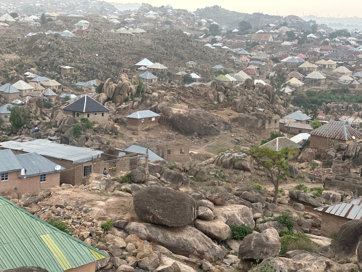 Jos Nigeria rocky residential landscape documented in afternoon photos