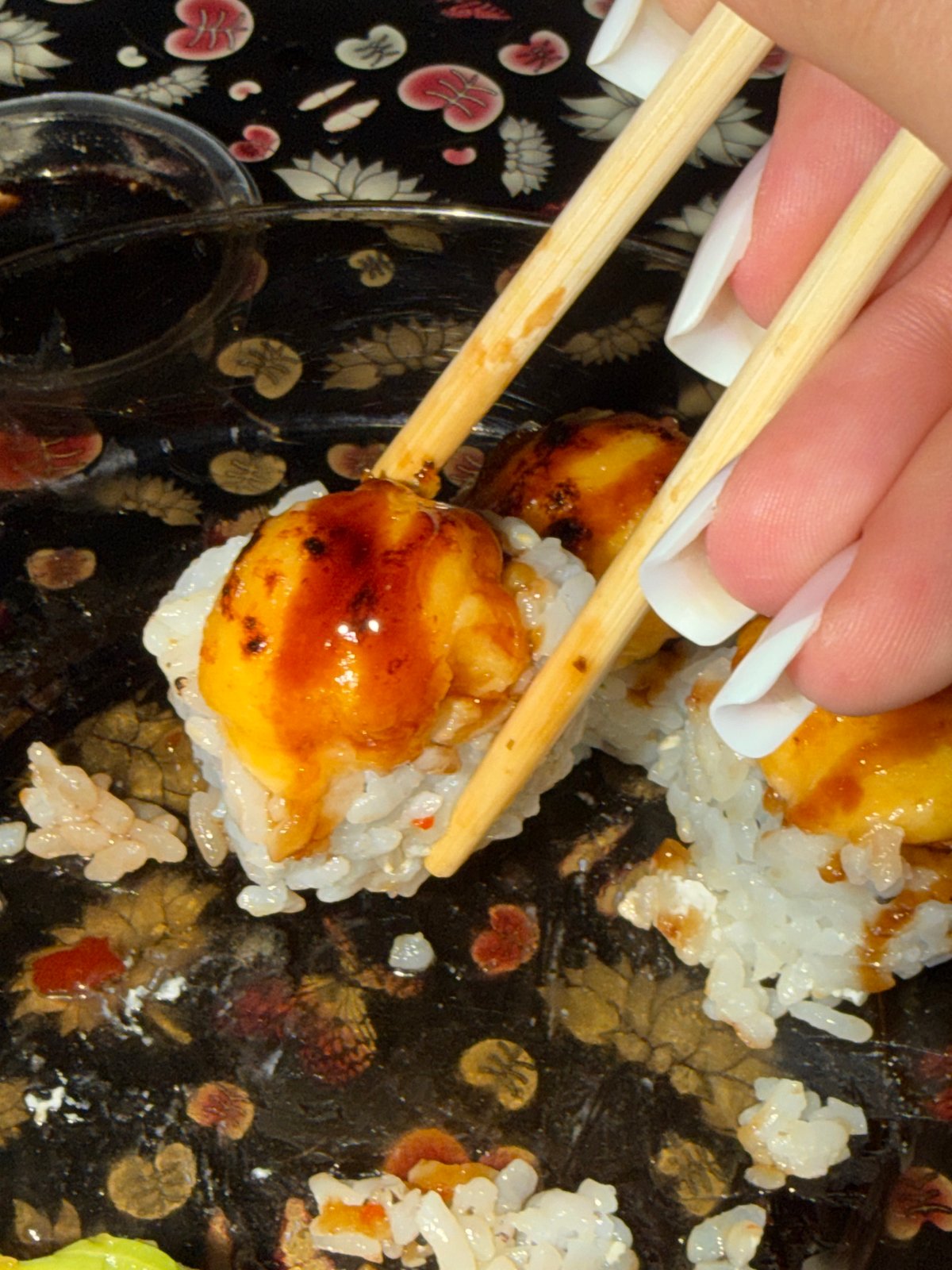 Evening sushi dinner and iPhone unboxing documented in Varna