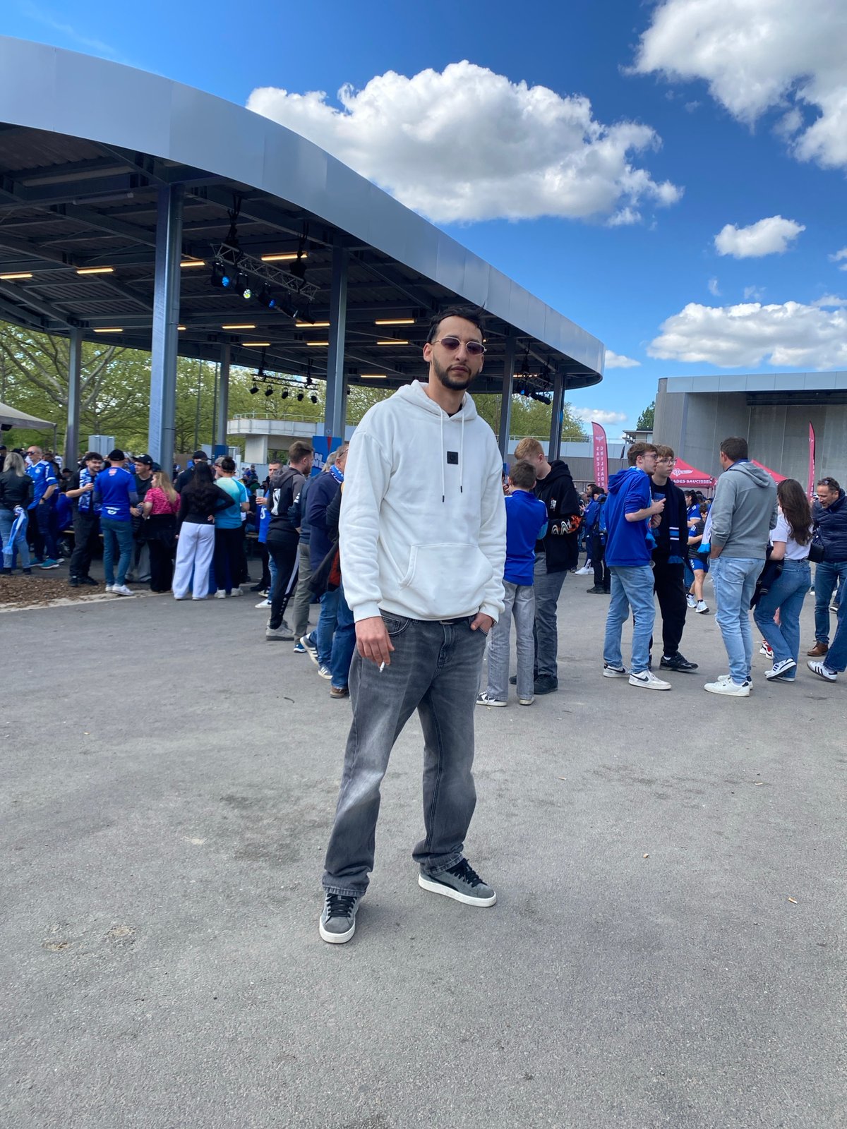 Sports fans gather at Strasbourg fan zone event