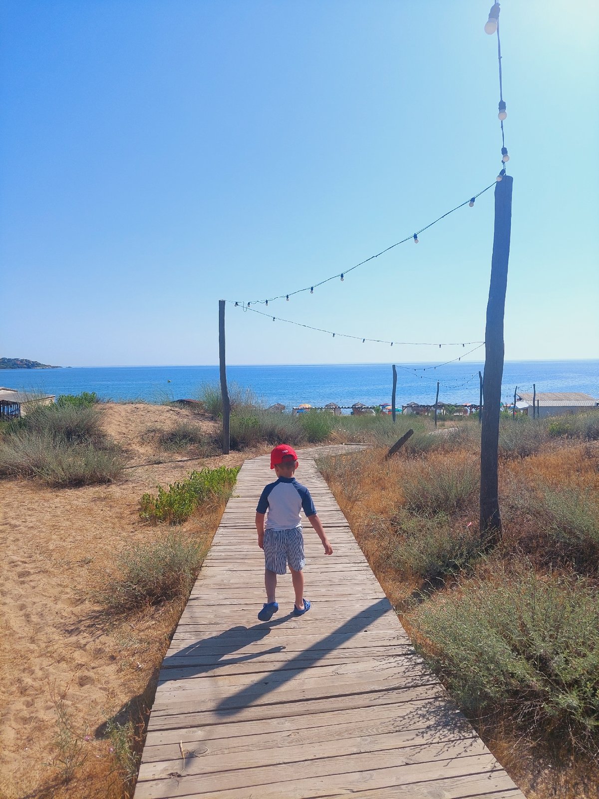 Lazy summer morning on the Sozopol shoreline