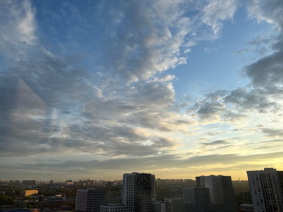 Stormy skies over Lyubertsy captured from multiple angles