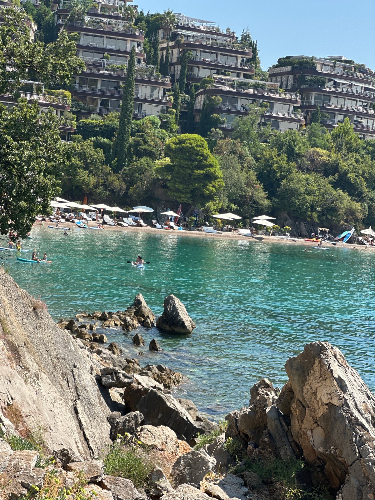 Sun, sea, and activity along the Budva Riviera