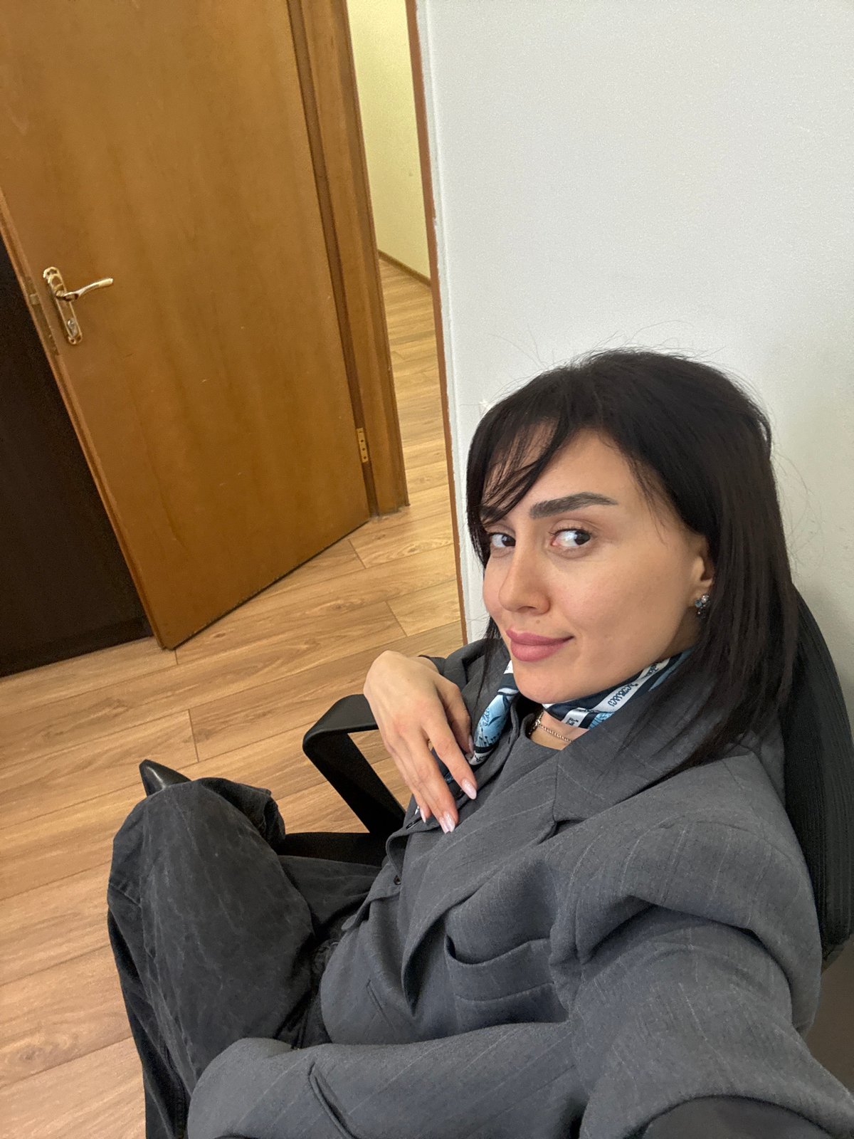 Professional photo session captured in Tbilisi office Friday morning