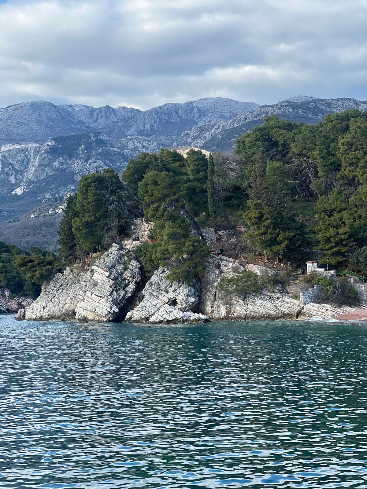 Coastal views documented along Montenegro's Adriatic shoreline