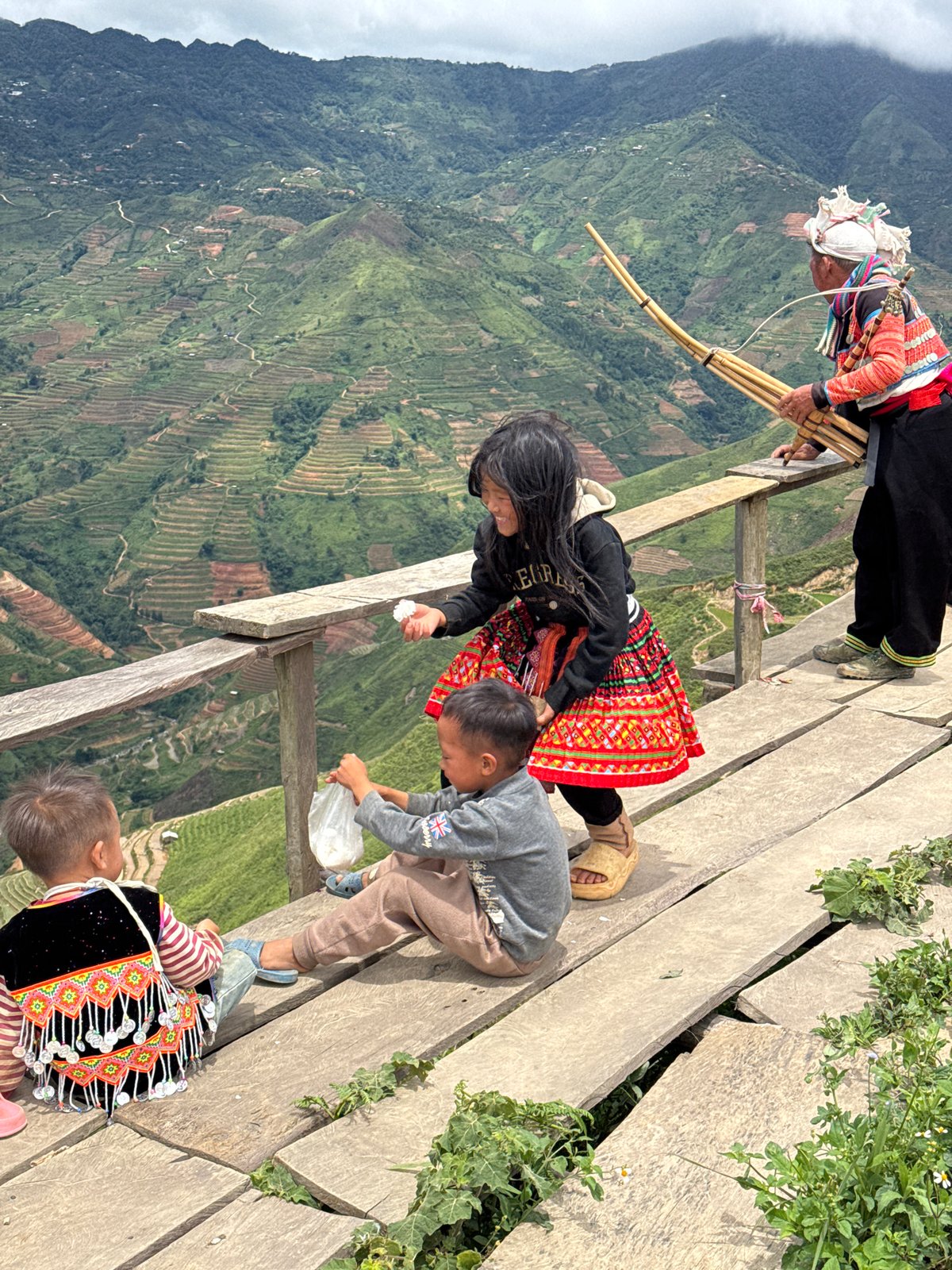 Morning mountain exploration captured in Ta Xua Vietnam terraces