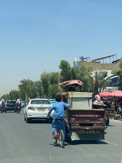 Daily street life captured in Afghan cities