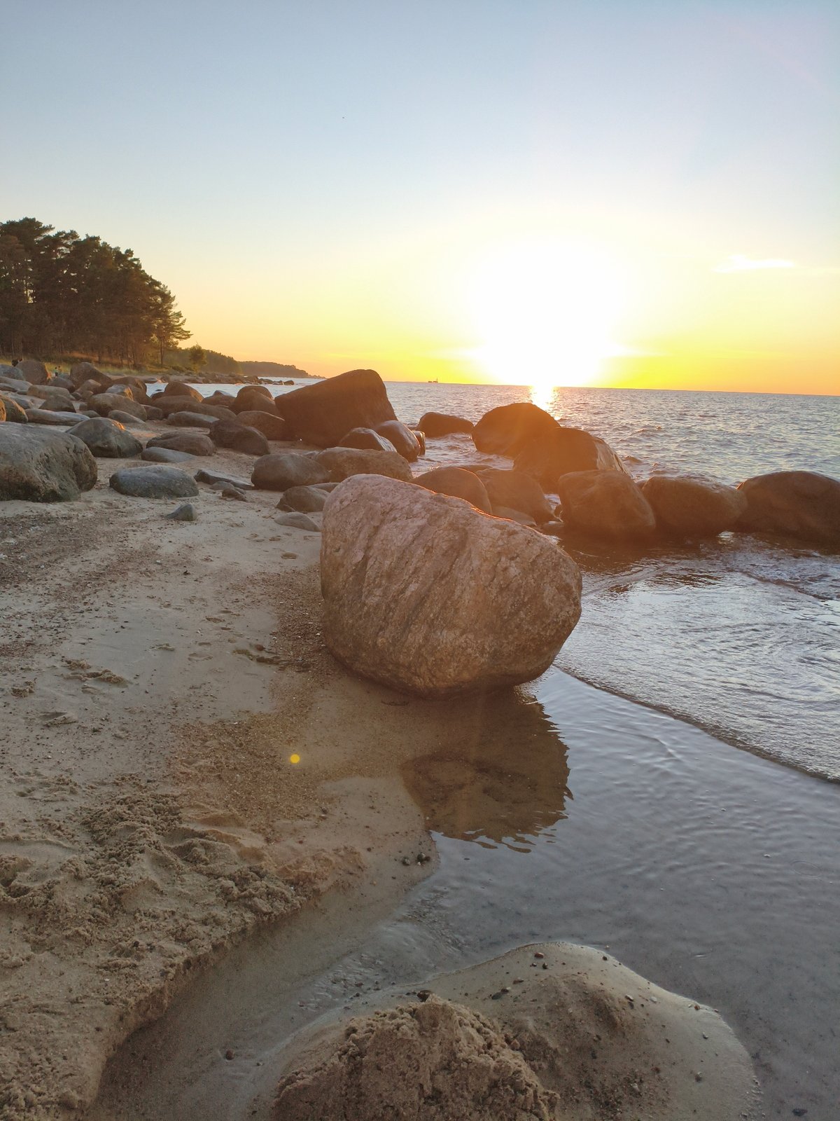 Sunset stroll along the rocky Paldiski coast