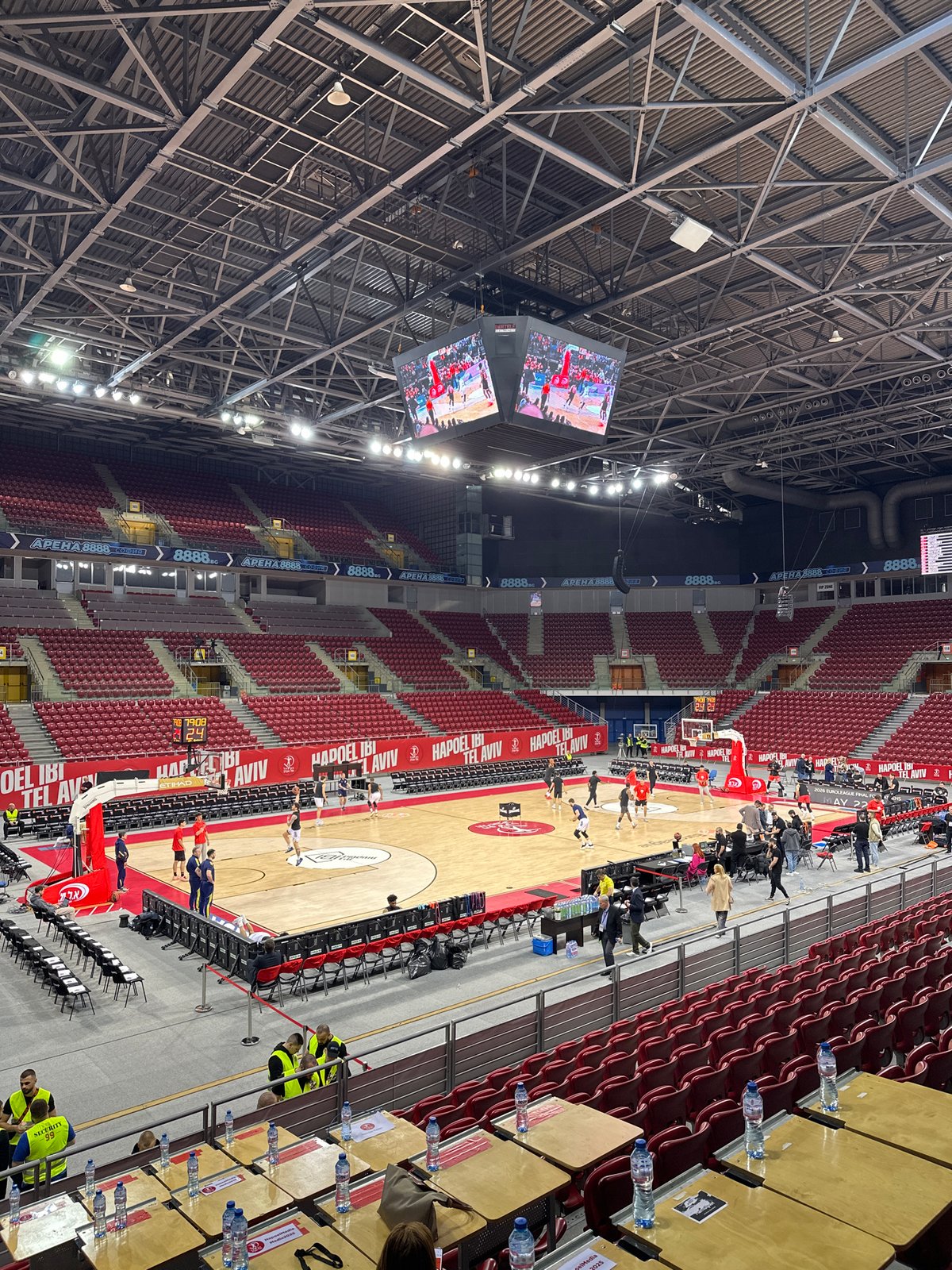 Basketball game witnessed at Arena Sofia, attendee photographed
