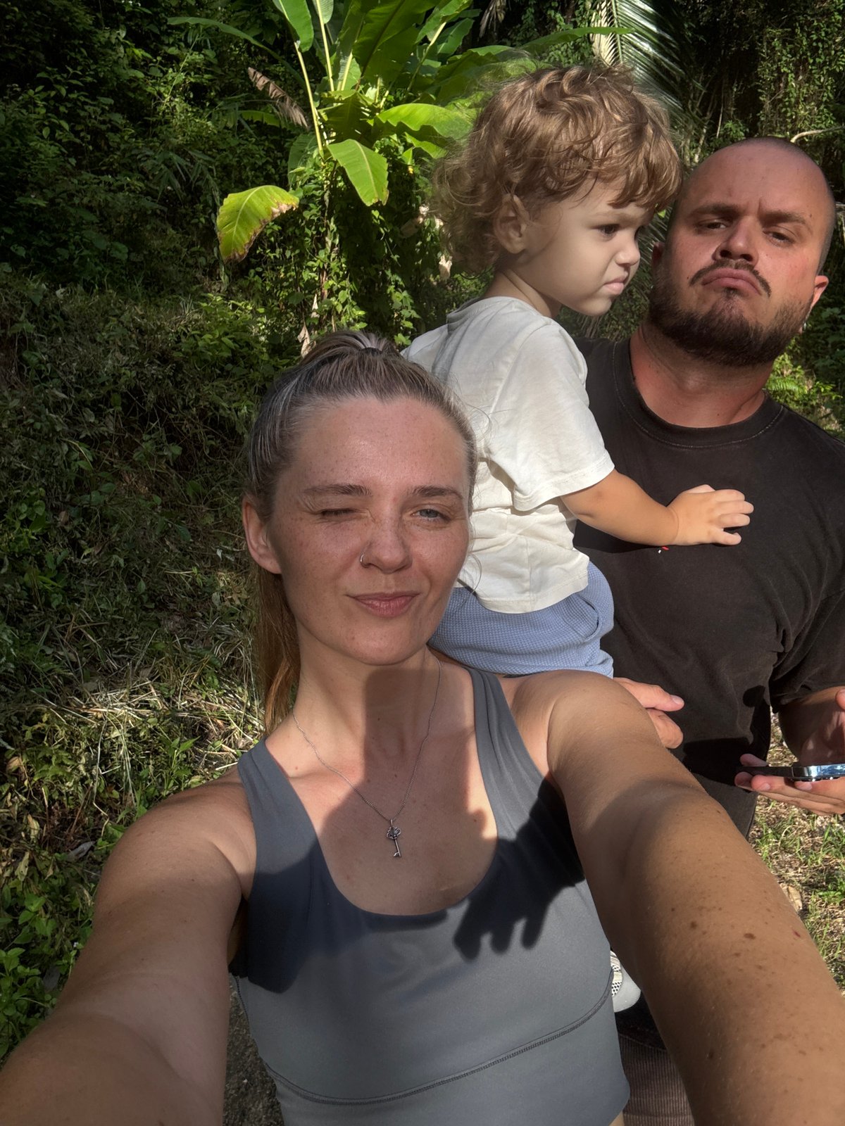 Exploring a jungle trail and dam in Choeng Thale