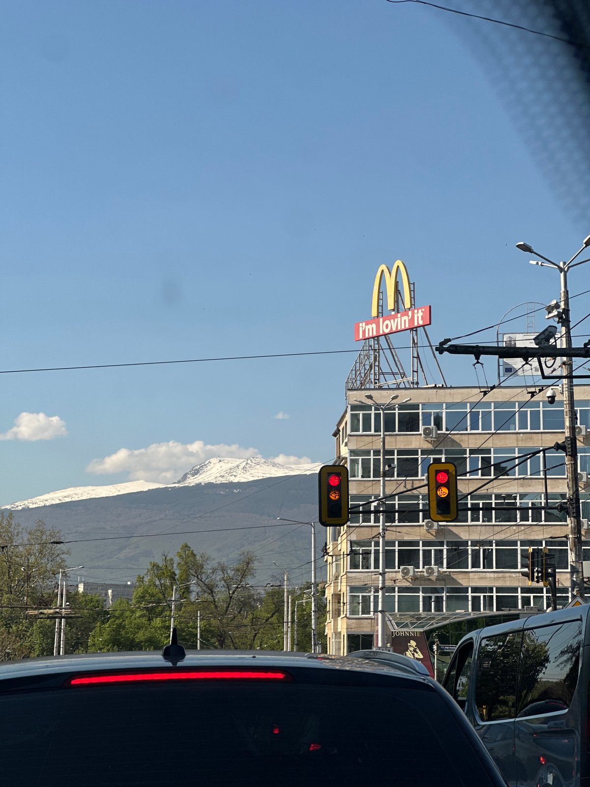 McDonald's restaurant spotted on Sofia street Monday morning