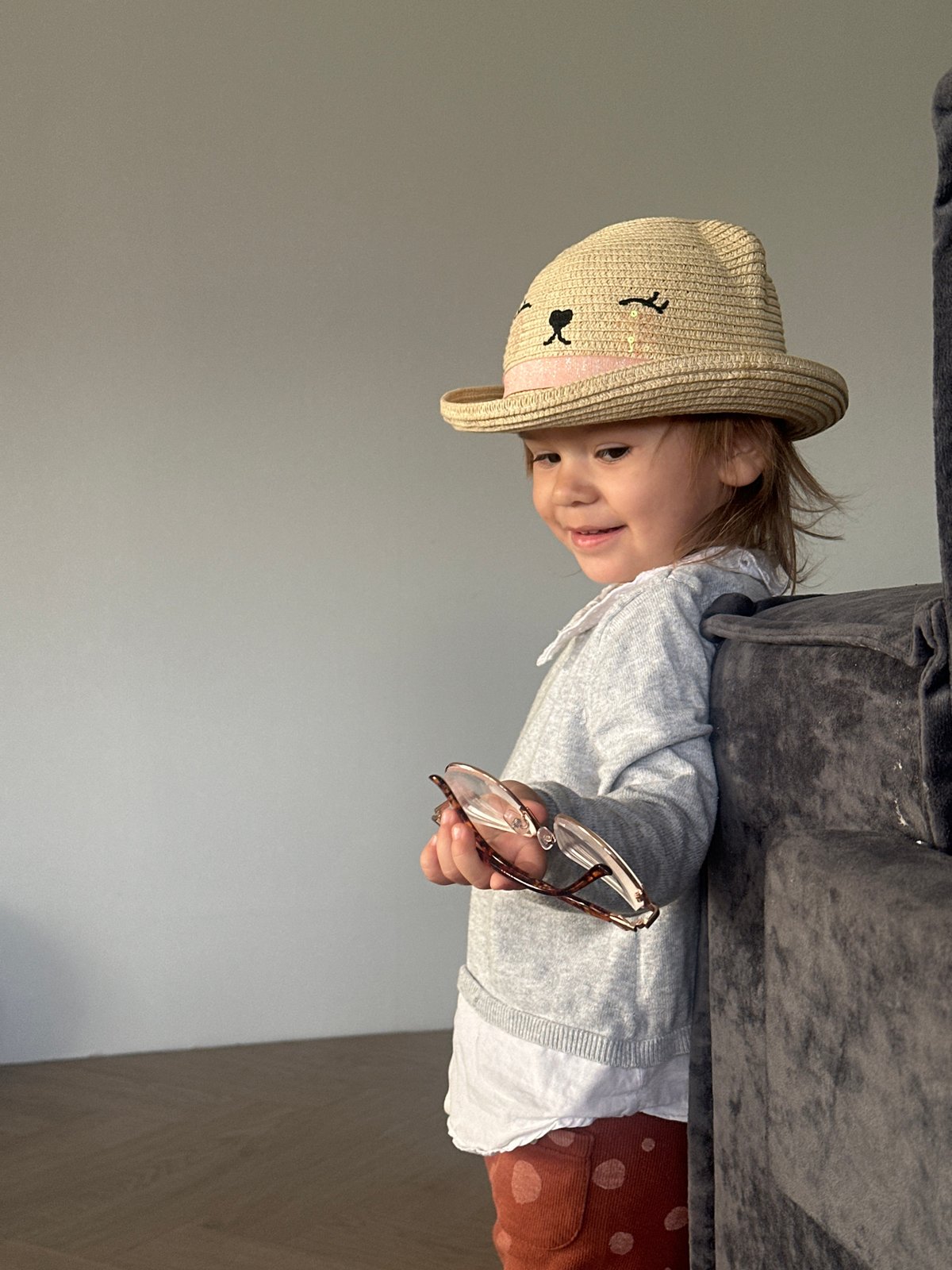 Child's playtime documented in Kharnavy, Russia family photos