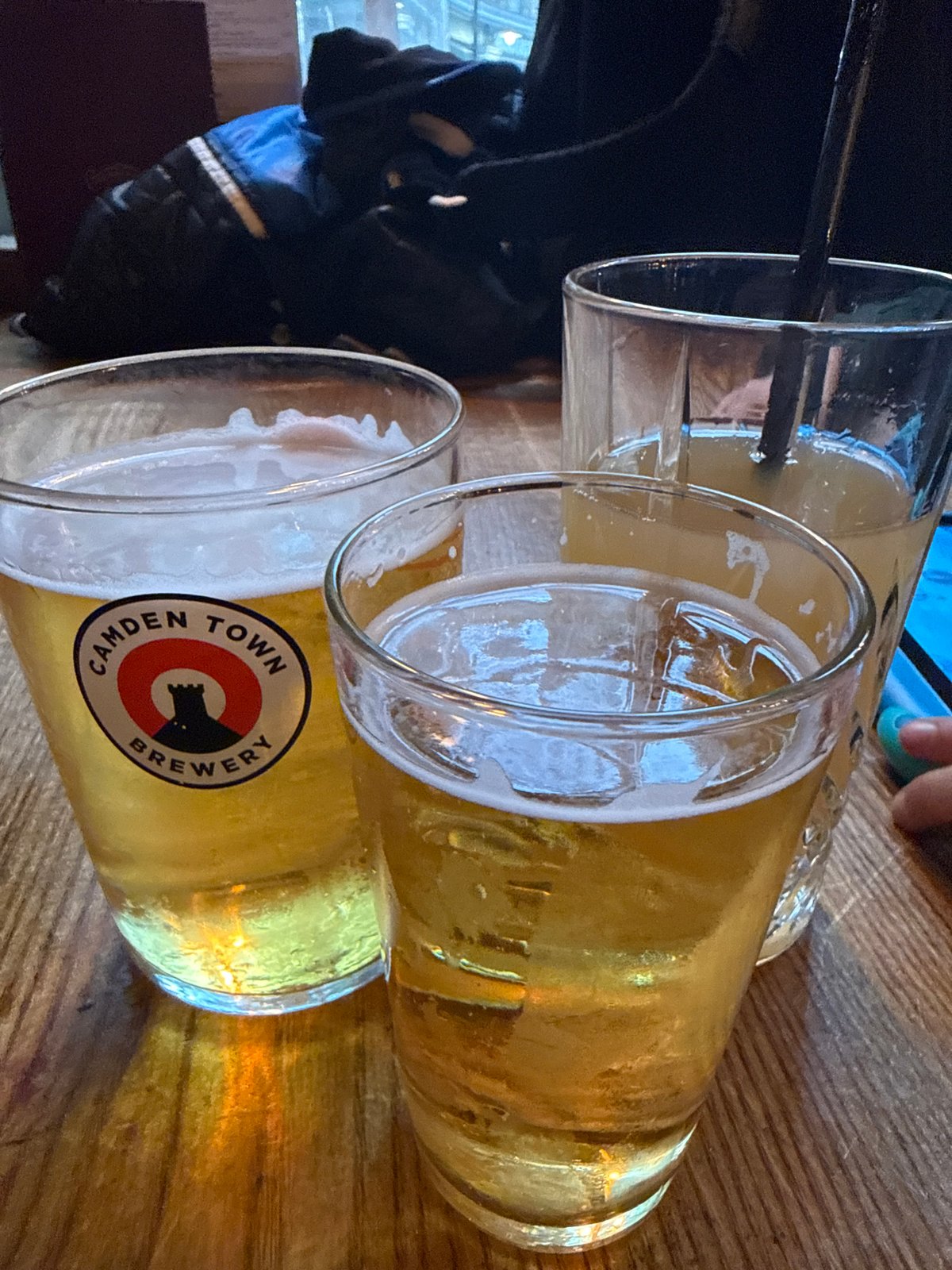 Traditional English pub interior captured in London