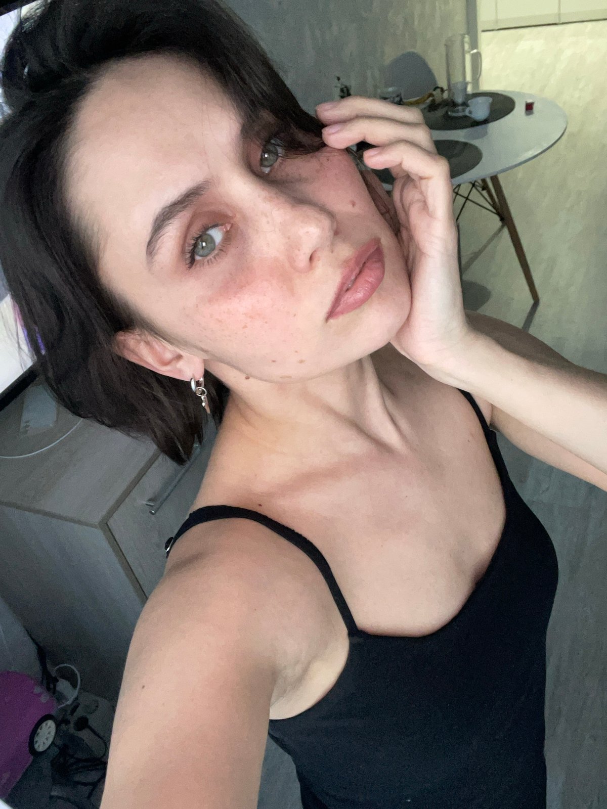 Young woman documents afternoon with selfies, dance videos in Izhevsk