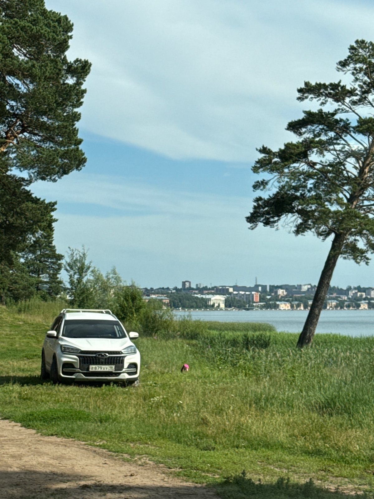 Summer day at Votkinsk Reservoir: bikes, boardwalks, and open water