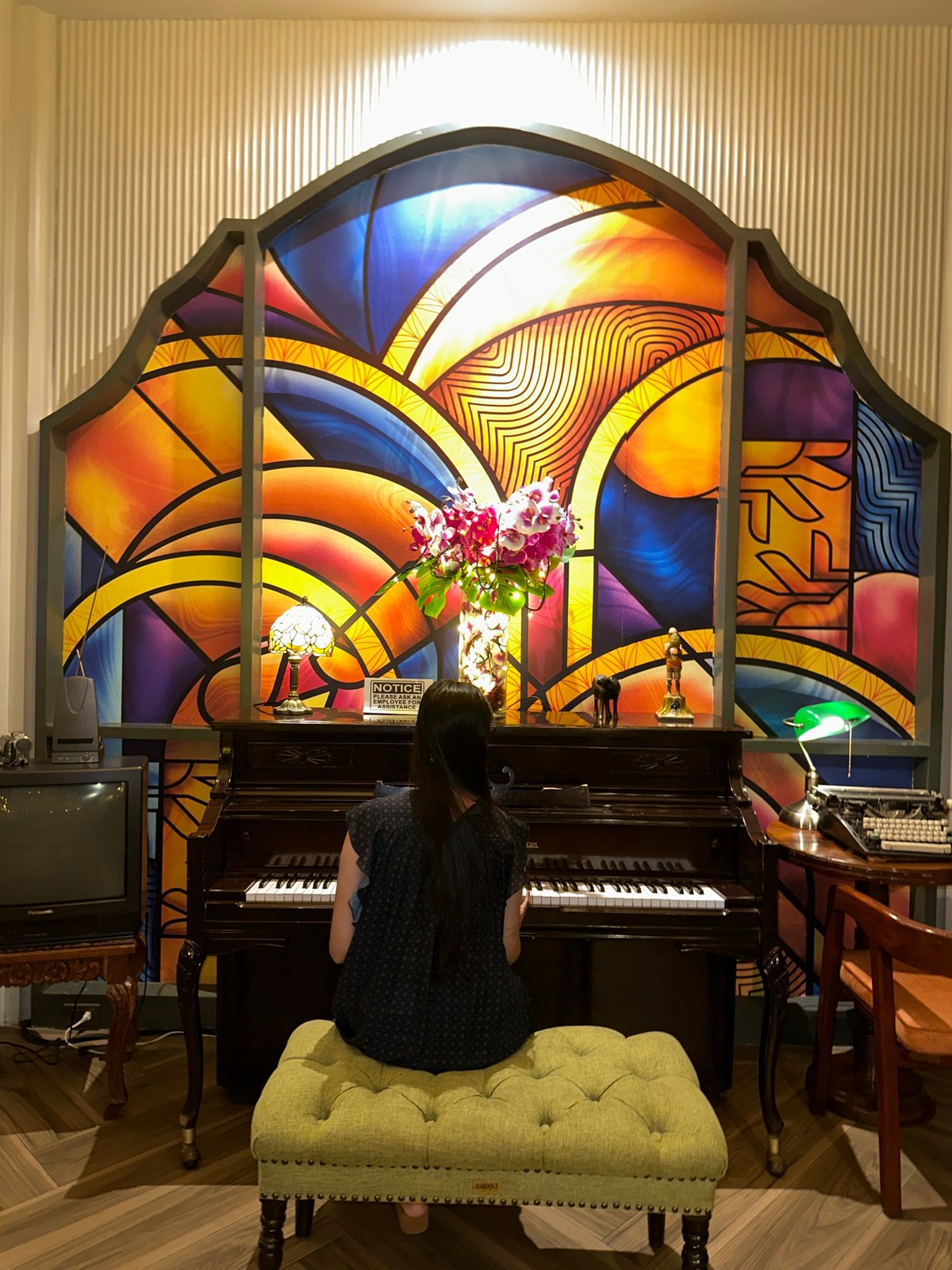 Inside Lamano bar, Davao City — piano, vinyl, and spirits
