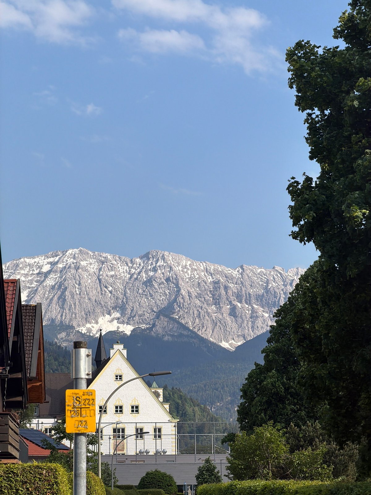 Mountain view captured in Garmisch-Partenkirchen, Germany