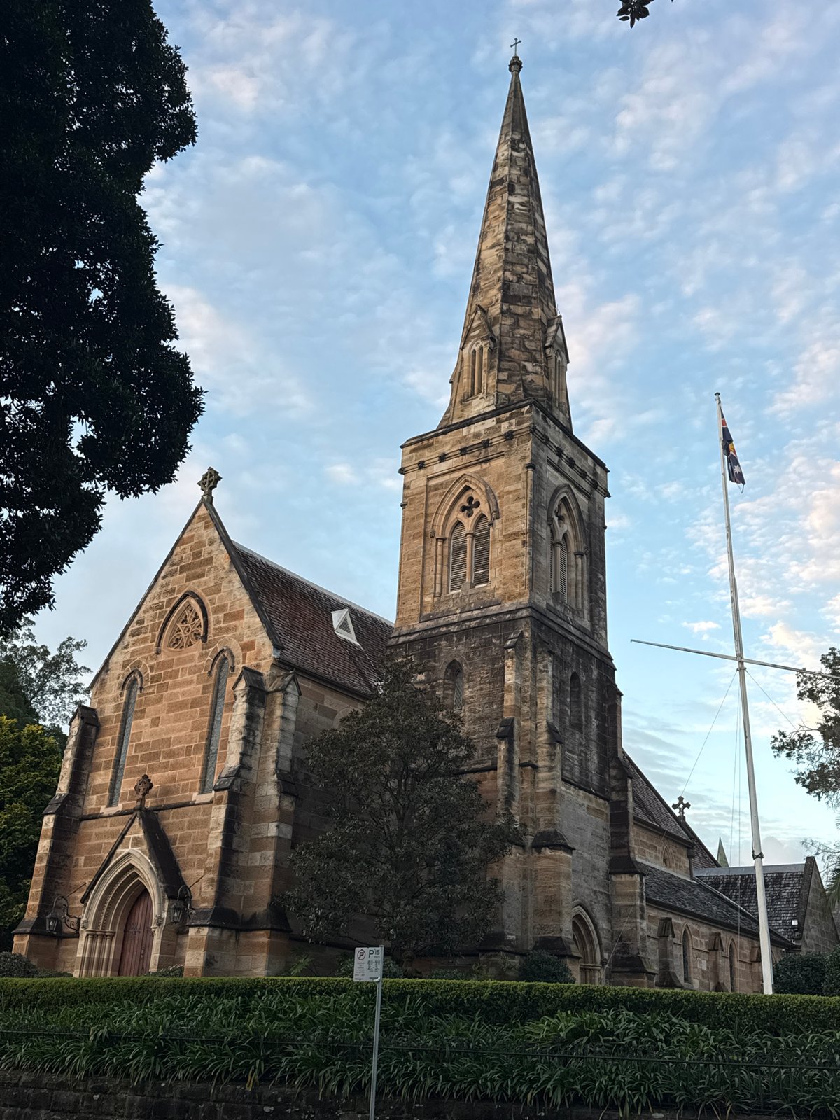 St. Mark's Church and harbour views from Potts Point