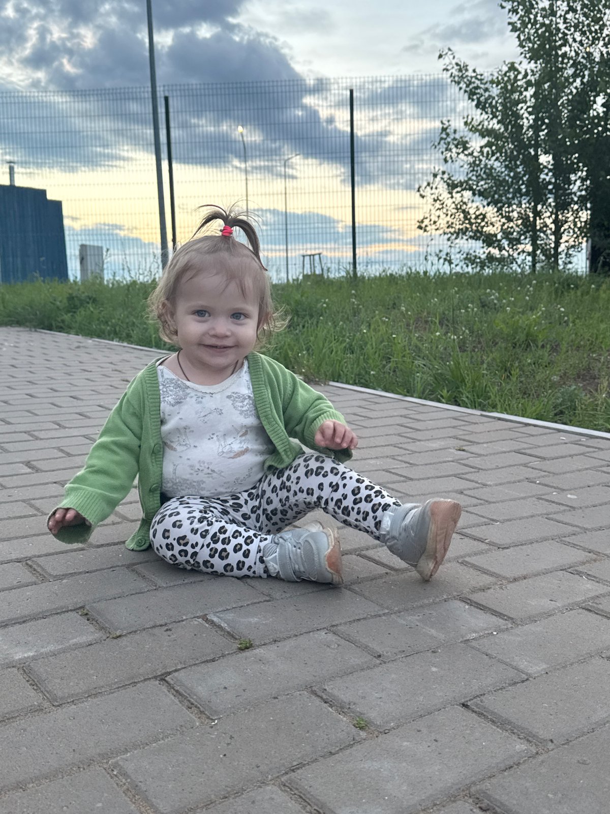 Family day out along Chaikovsky's waterfront and park