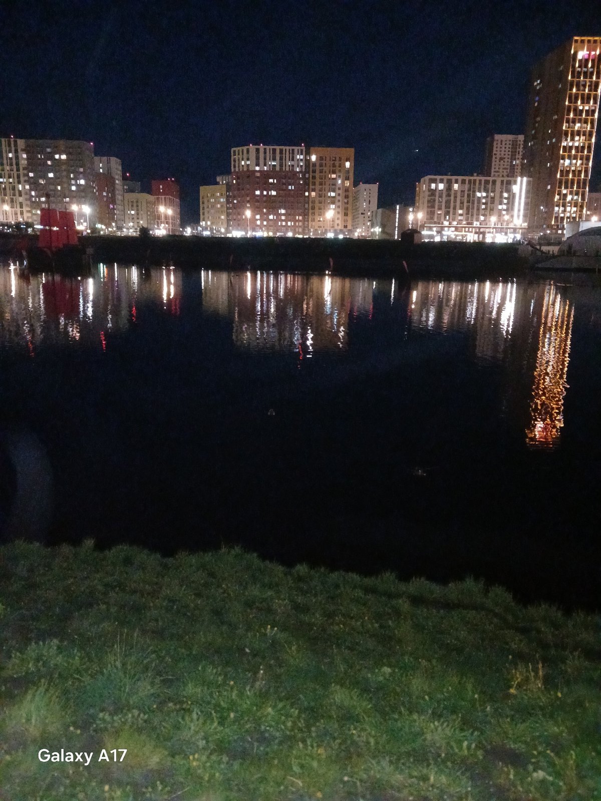 Evening cityscape memories captured along Yekaterinburg's Iset River