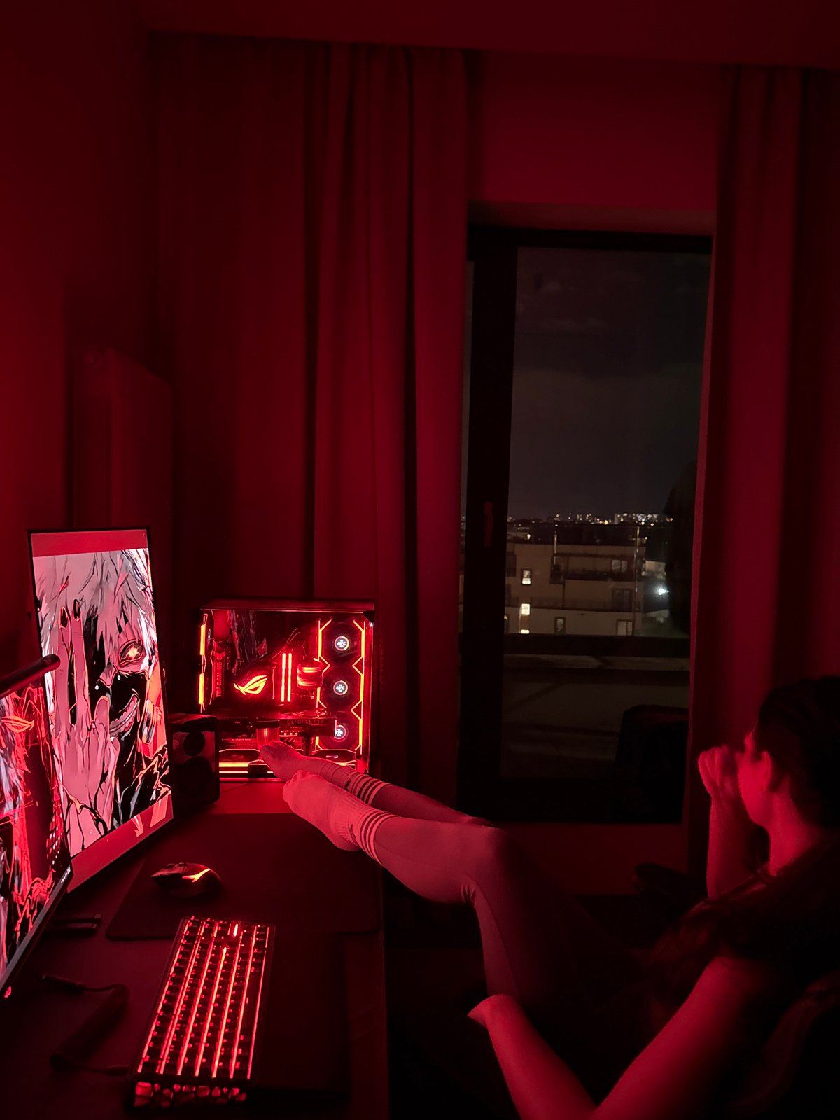 Evening relaxation captured in Sofia living room