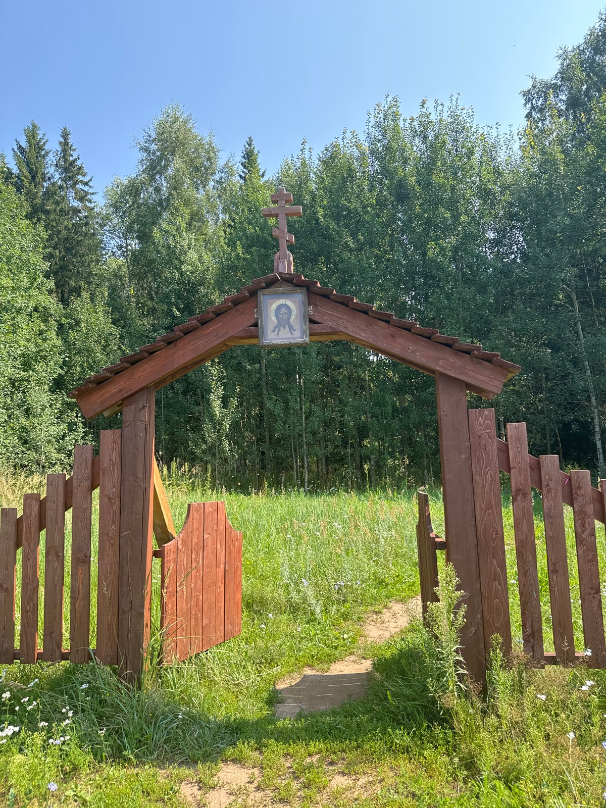 Forest holy spring site explored in Izhevsk, Russia