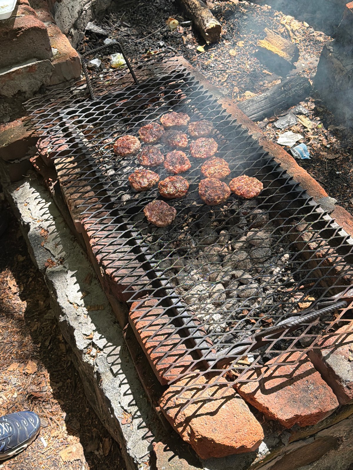 Forest gathering with barbecue and shelter exploration near Sofia