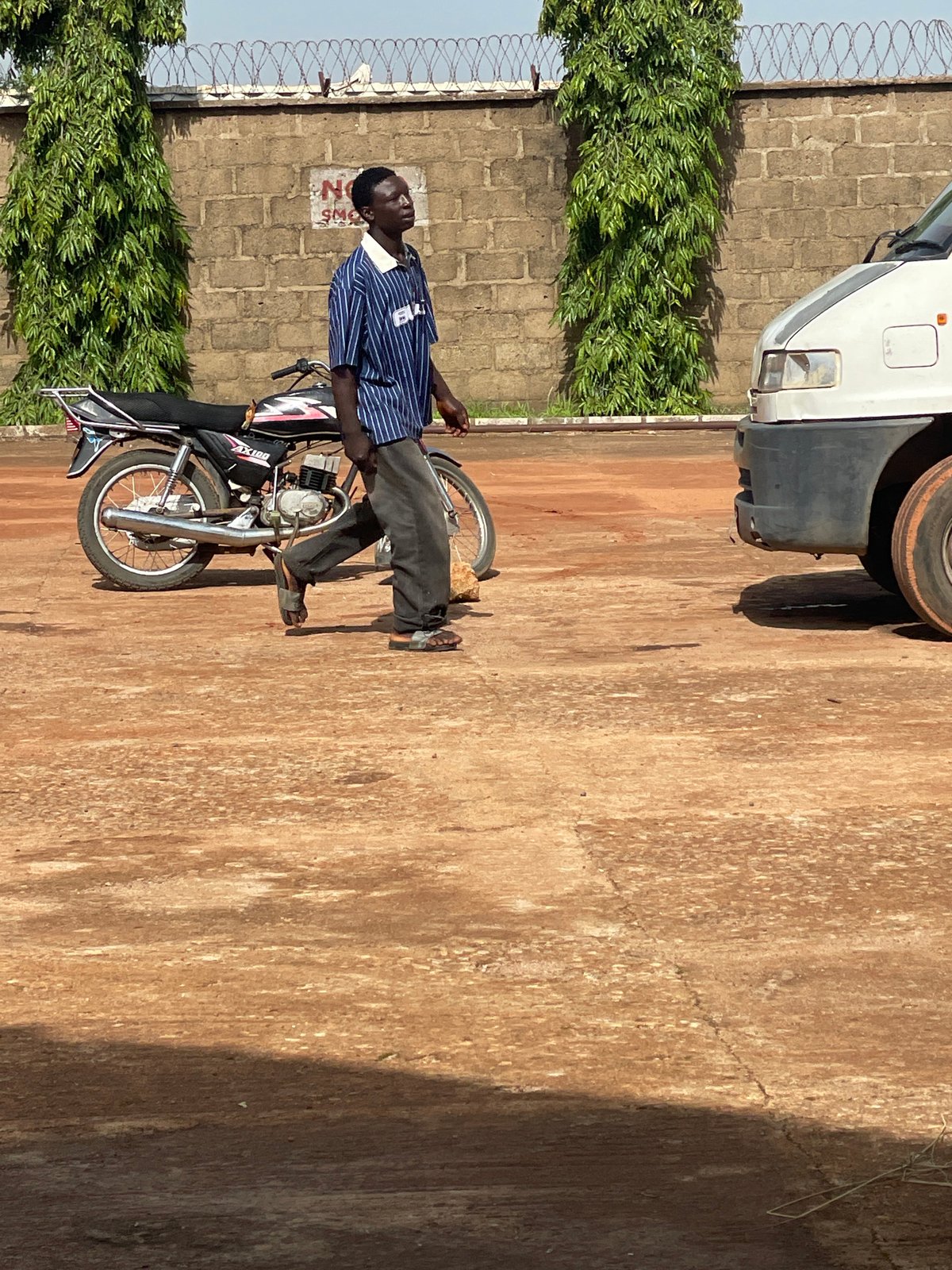 Street life and road conditions around Jos, Nigeria