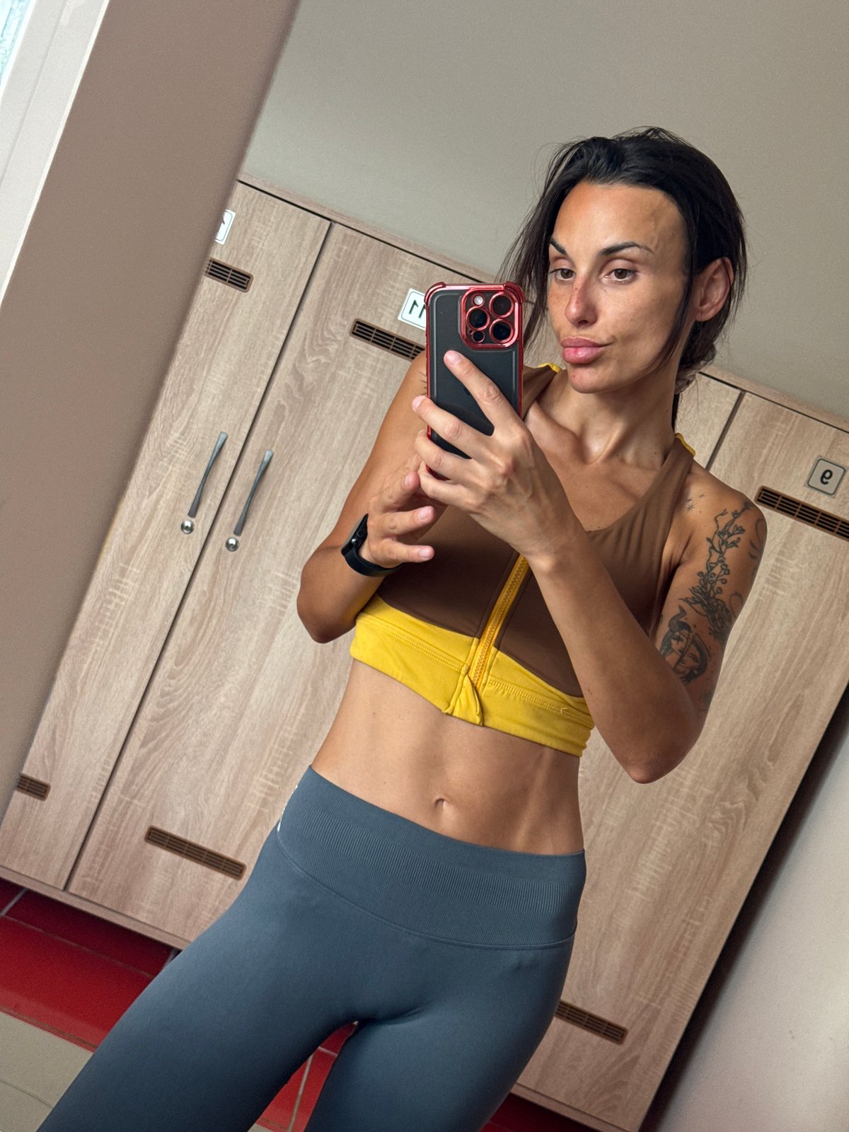 Gym day and stormy skies in Pleven, Bulgaria