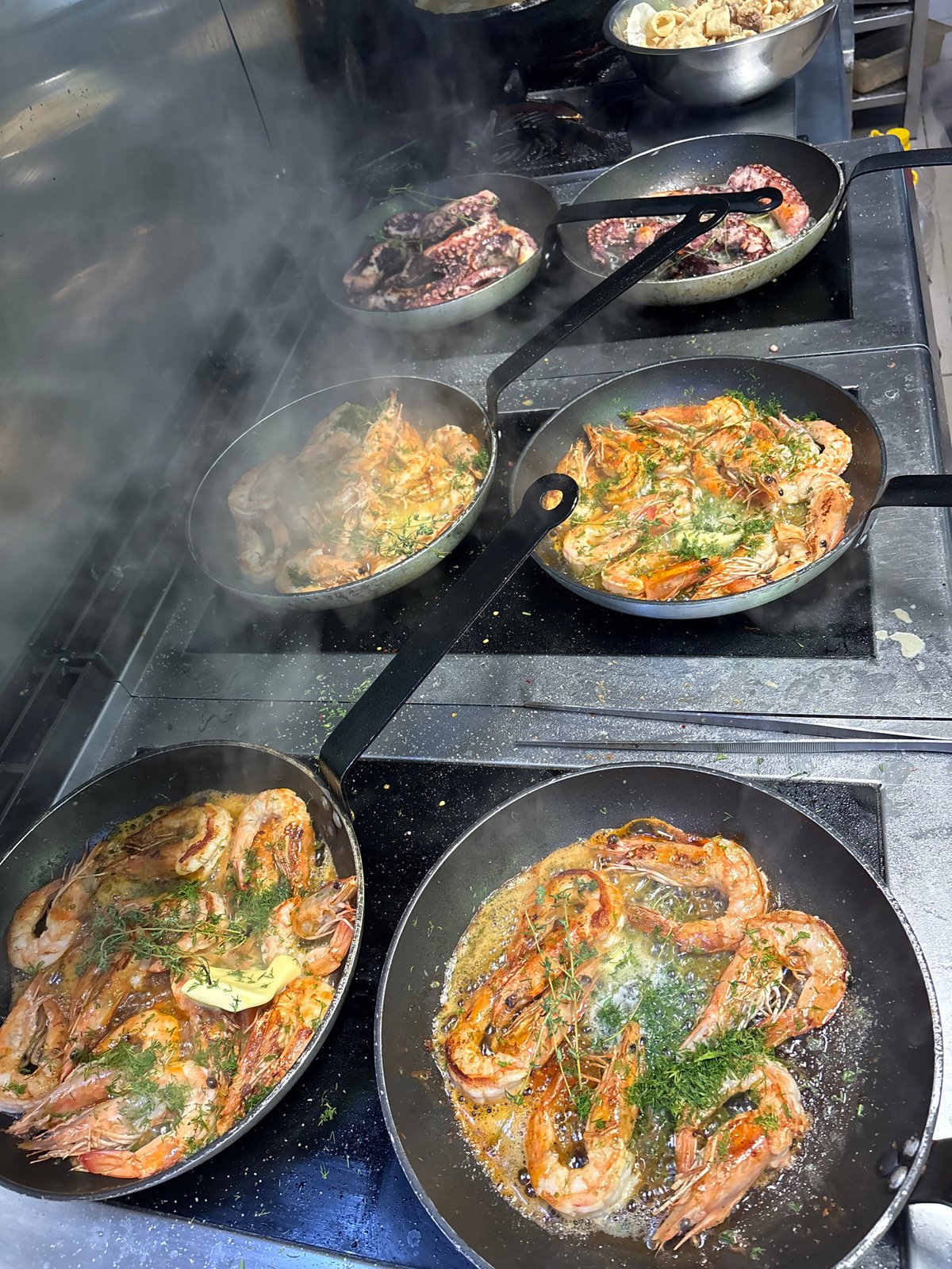 Sofia restaurant serves fresh seafood dishes during morning hours